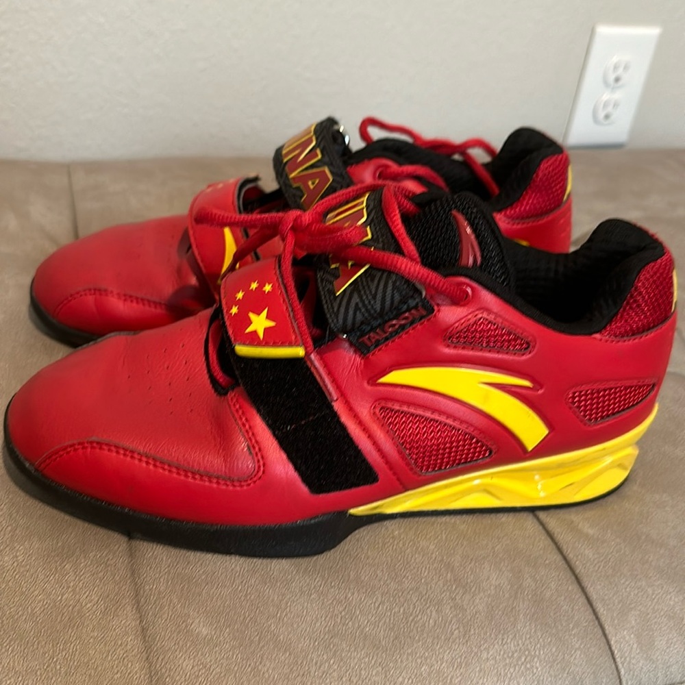 China Anta Weightlifting Shoes Size 7 US but fits like a 8.5 in training shoes